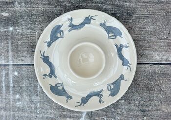 Hare Patterned Egg Cup, 3 of 4