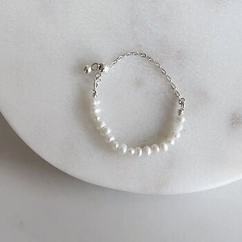 Adjustable Freshwater Pearl Ring, 4 of 8