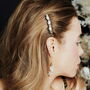 Swarovski Crystal Star And Pearl Bridal Comb Artemis, thumbnail 8 of 8