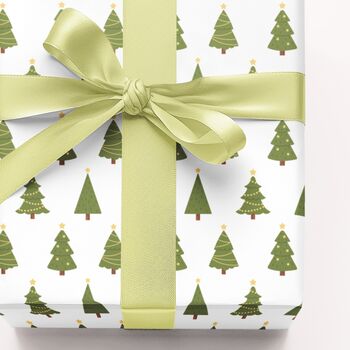 Luxury Quality Christmas Tree's Gift Wrapping Paper, Superior Thickness, 9 of 9