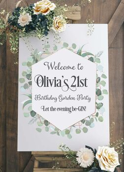 Personalised Birthday Sign, 2 of 6