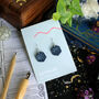 D20 Dice Stainless Steel Dangle Earrings, thumbnail 1 of 8