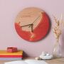 Coastline Wooden Colouful Clock, thumbnail 5 of 5