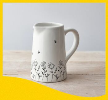 Bee And Wild Flower Jug, 3 of 5