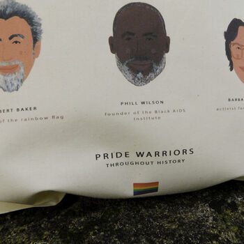 Pride Warriors Organic Cotton Tote Bag, 5 of 6