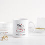 Personalised Cat Couple Mug Gift With Names, thumbnail 5 of 8