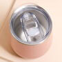Personalised Pink Insulated Travel Mug, thumbnail 3 of 3