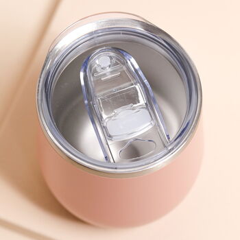 Personalised Pink Insulated Travel Mug, 3 of 3