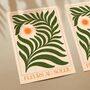 Fleurs Au Soleil, Floral Bohemian Plant Art Print, Flower Sun Poster, thumbnail 2 of 3
