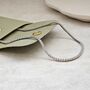 Tennis Necklace Silver, thumbnail 4 of 6