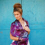 Shadow Berry Silk Scarf, thumbnail 2 of 8