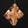 Copper Gothic Leaf Christmas Tree Ornament, thumbnail 2 of 2