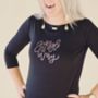 Jingle All The Way Ladies Long Sleeved Top, thumbnail 1 of 1