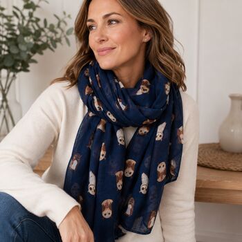 Owl Print Scarf, 2 of 6