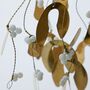 Brass Finish Mistletoe Ornament, thumbnail 2 of 2