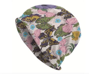 Soft Chemo Headwear Beanie Hat Bandana Butterfly, 4 of 4