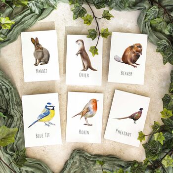Forest Animals Table Name Cards, 4 of 4