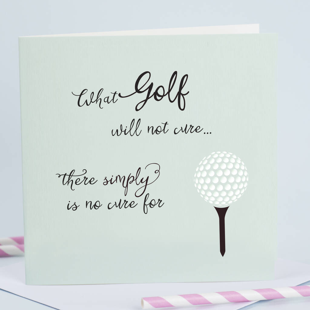 Golf Funny Father's Day/Birthday Card, 1 of 2