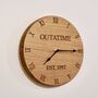 Personalised Wooden Wall Clock, thumbnail 1 of 4