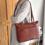 Women's Leather Shoulder Bag, Tote Bag, thumbnail 3 of 6