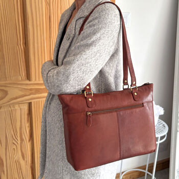 Women's Leather Shoulder Bag, Tote Bag, 3 of 6