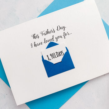 Personalised Father's Day Days Envelope Card, 3 of 7
