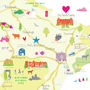 Personalised Map For Dad Add His Favourite Places, thumbnail 8 of 12