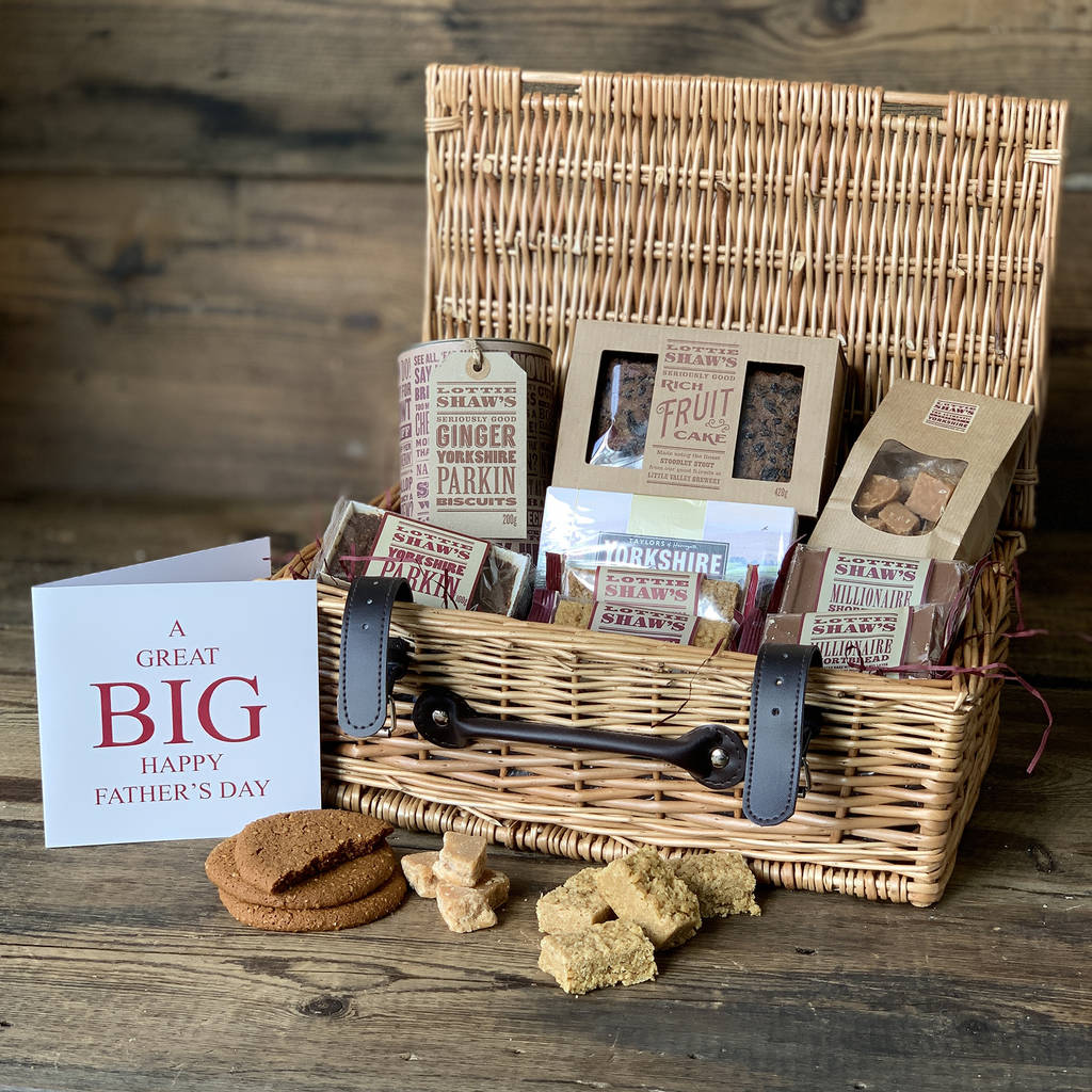 Father's Day Hamper Basket By LOTTIE SHAW'S