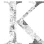 'Letter K' Linear Illustration Print, thumbnail 2 of 7