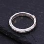 Sterling Silver Adjustable Hammered Ring, thumbnail 4 of 10
