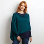 Lucy Cashmere Poncho, thumbnail 3 of 9
