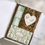 Bronnley English Fern Luxury Gift Box: Three Soaps, Hand Cream And Ceramic Coaster, thumbnail 1 of 7