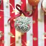Personalised Hand Painted Ceramic Bauble, thumbnail 7 of 10