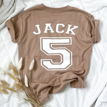 Personalised Name And Age Birthday T Shirt, 6 of 12