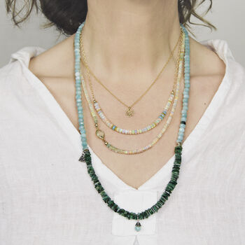 Emerald And Opal Necklace, 5 of 6