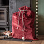 Large Santa Sack In Forest Green Or Red, thumbnail 3 of 3