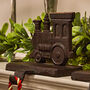 Family Of Four Train Christmas Stocking Hangers, thumbnail 3 of 5