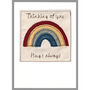 Personalised Rainbow Thinking Of You Or Get Well Soon Card, thumbnail 7 of 12