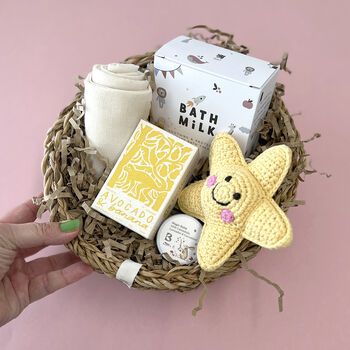 Beginnings New Baby Natural Gift Basket, 10 of 11