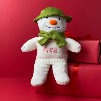 Personalised The Snowman Soft Toy, 3 of 8