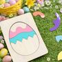 Wooden Easter Egg Puzzle With Acrylic Pieces, thumbnail 1 of 4