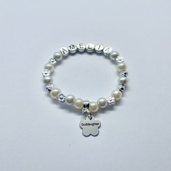 Personalised Goddaughter Charm Bracelet, 9 of 10