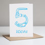 Cute Bunny Birthday Cards, Ages One To Five, thumbnail 5 of 5