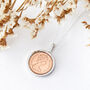 Halfpenny Year Coin Necklace Pendant 1971 To 1983, thumbnail 1 of 12