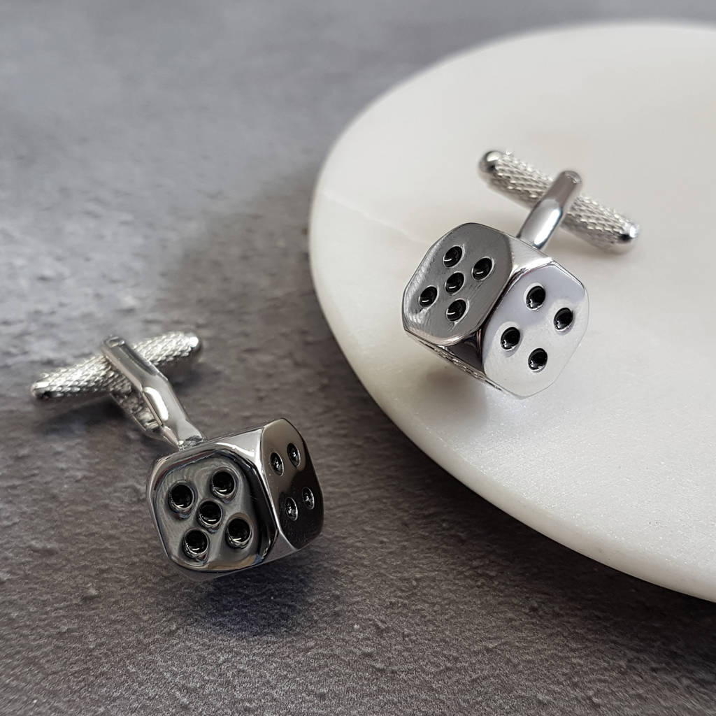 Dice Cufflink By We Love To Create | notonthehighstreet.com