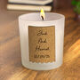Personalised Cork Label Candle Jar, thumbnail 2 of 7