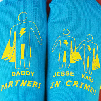 Personalised My Superhero Men's Socks, 3 of 6
