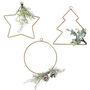 Hanging Christmas Star Tree And Circle Wall Decorations, thumbnail 2 of 2