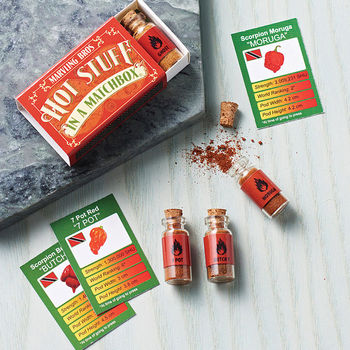 Superhot Chilli Powders With Hot Stuff Message Gift, 5 of 11