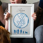 Personalised Family Map Location Print, thumbnail 1 of 5